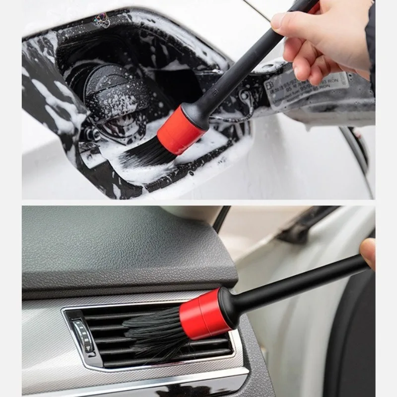 Car Cleaning Brush Kit Automotive Detail Brushes For Car Interior Detailing Brush Set Wheel Rims Clean Brush Plastic thumbnail 3