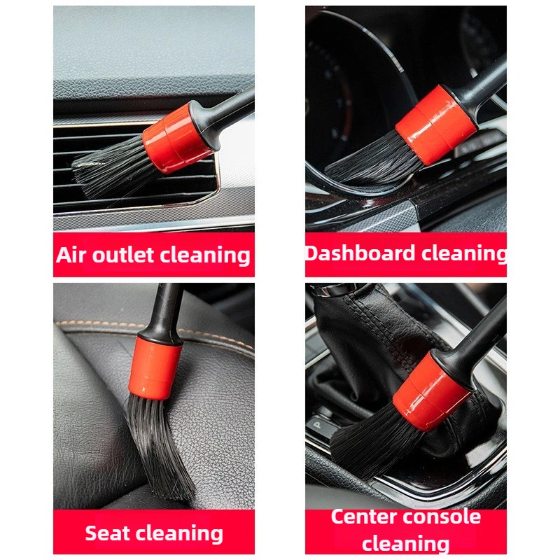 Car Cleaning Brush Kit Automotive Detail Brushes For Car Interior Detailing Brush Set Wheel Rims Clean Brush Plastic thumbnail 2