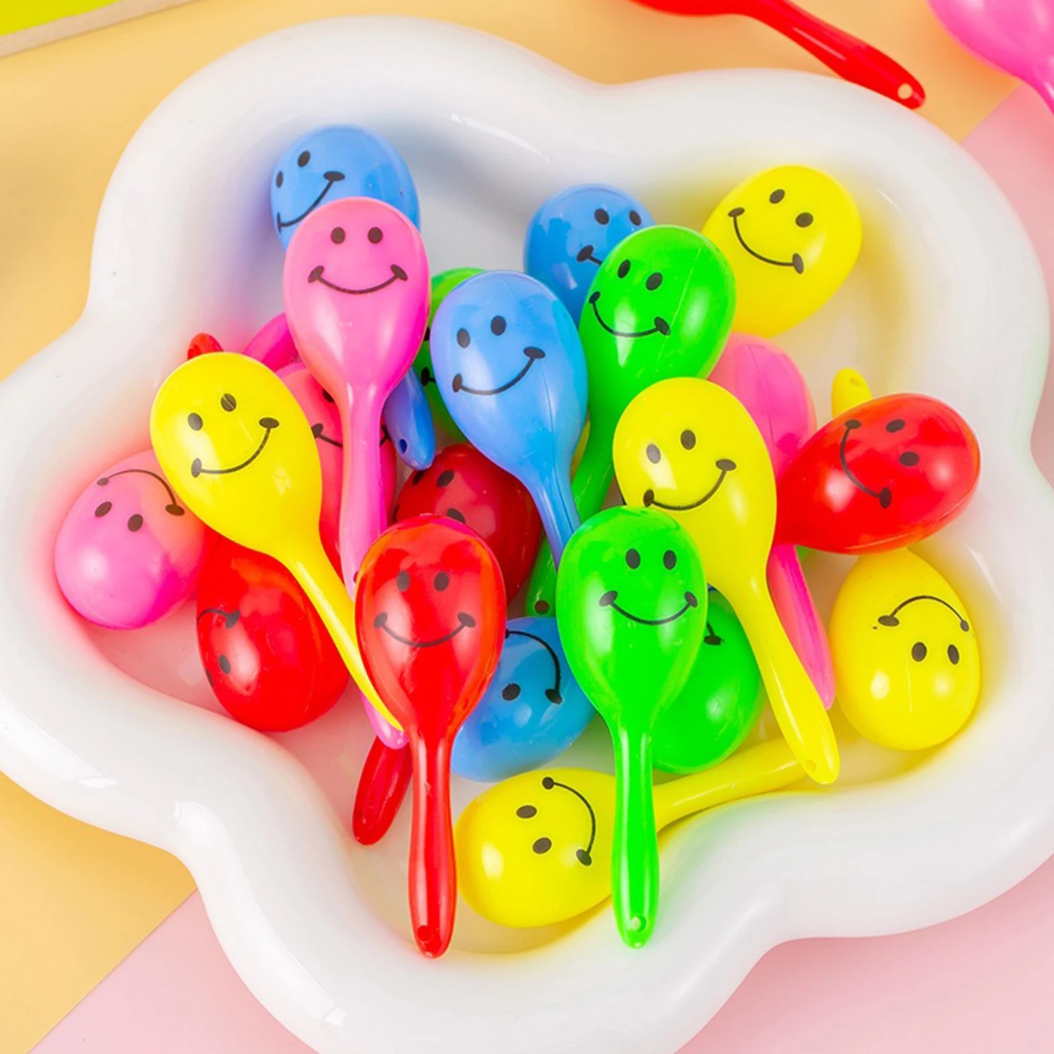 Cute Parrot Rattle Sand Hammer Sand Ball Bird Bites Wisdom Interactive Training Toys Pet Accessories Parrot Bird Rattle Toy 5Pcs thumbnail 5