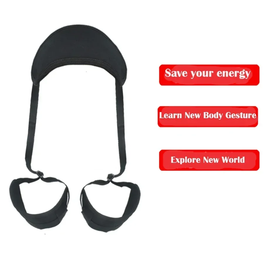 BDSM Open Thigh Sex Toy Kit for Adult Couples - Adjustable SM Slave Open Leg Sextoy with Erotic Game Bandage and Neck Pillow thumbnail 5