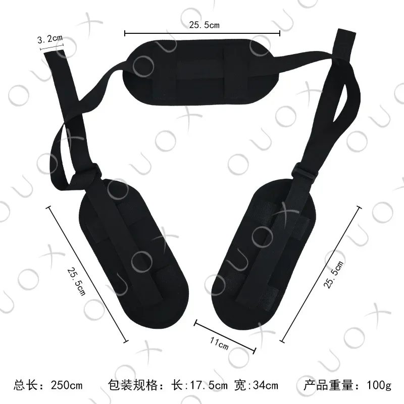 BDSM Open Thigh Sex Toy Kit for Adult Couples - Adjustable SM Slave Open Leg Sextoy with Erotic Game Bandage and Neck Pillow thumbnail 6