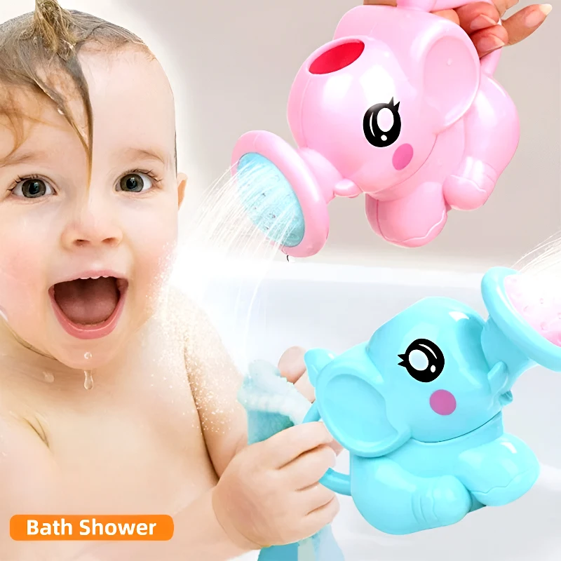 Bath Toy, Bathing Cute Elephant Shower Swimming Water Spraying Clouds Shower Bath Toy For Kids Water Playing Toy