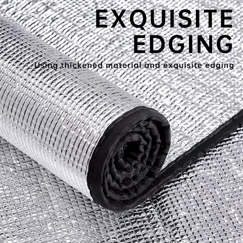 Outdoor Camping Foam Foil Mat Portable Moisture-proof Pad Picnic Beach Mat Aluminum Insulation Sleeping Pad Camping Supplies thumbnail 4