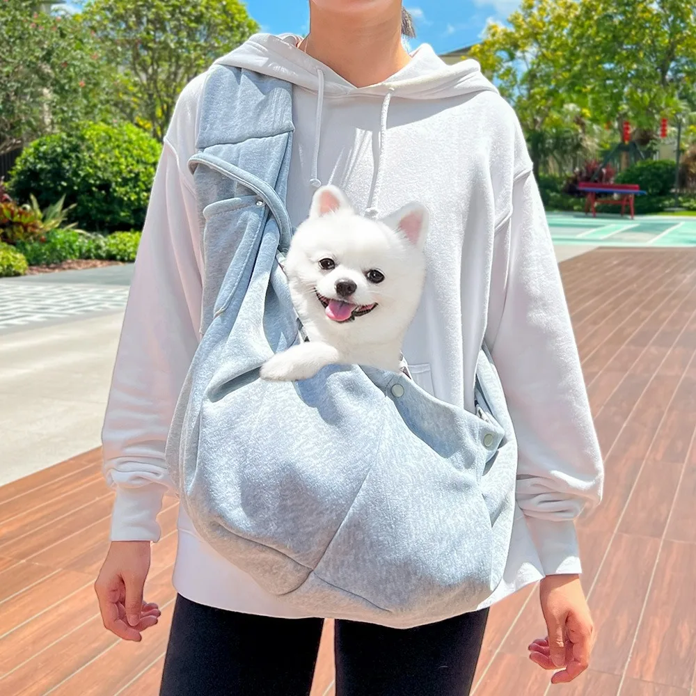 Pet Ortable Shoulder Bag with Pocket Fits Within 7.5kg Dog Cat Sling Carrier for Outdoor Travel Hiking Pet Carrying Supplies thumbnail 6