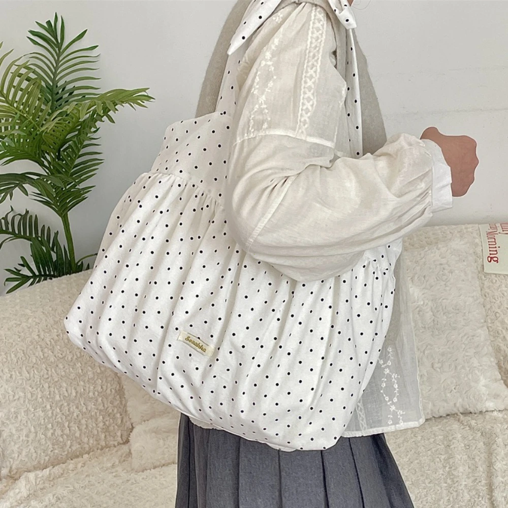SOZAKKA Lazy Rabbit Large Capaci Tote Bag Belted Canvas Shoulder Bag Casual Sle Underarm Bag Spring Summer New Model Handbag thumbnail 2