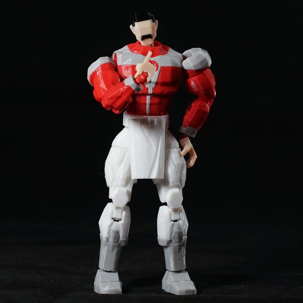 3D Printed Invincible Toys Action Figures Anime Model Lucky Dummy 13 Superheroes Mark Thragg Multi-Jointed Toy Ornaments Gifts thumbnail 6