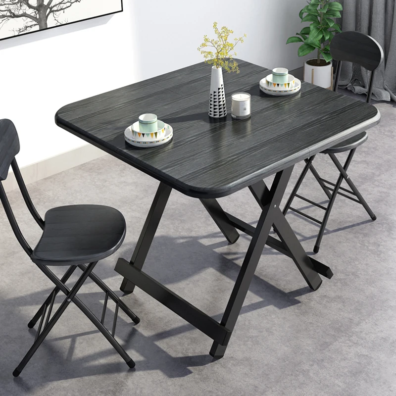【Breeins】Compact Wooden Folding Chair with Metal Legs Set of 2/4 Black White Dining Chair thumbnail 4