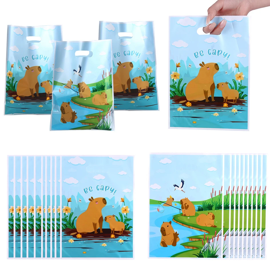New Capybara Birthday Party Decorations Kit Child Girl Capybara Birthday Party Plate Napkin Cup Tablecloth Party Favor Surprises thumbnail 5