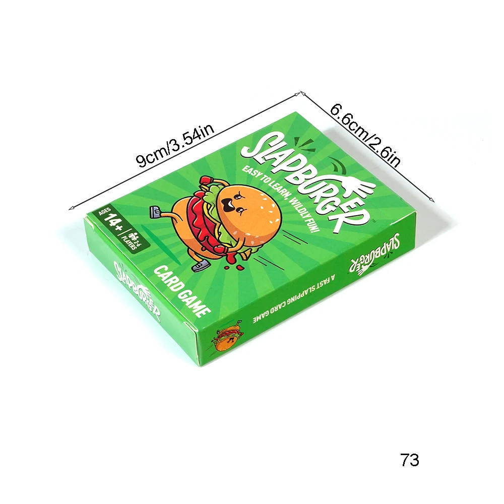 Slapburger Card Game Fast Paced Kids and Family Games Fun Card Game for Birthdays Classroom Camping Game Night Friends thumbnail 2