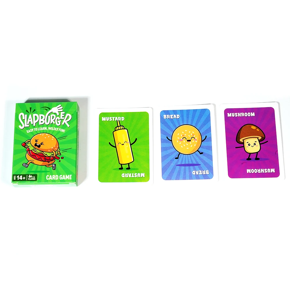Slapburger Card Game Fast Paced Kids and Family Games Fun Card Game for Birthdays Classroom Camping Game Night Friends thumbnail 5