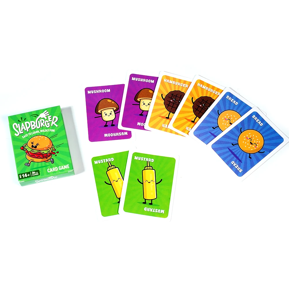 Slapburger Card Game Fast Paced Kids and Family Games Fun Card Game for Birthdays Classroom Camping Game Night Friends thumbnail 4