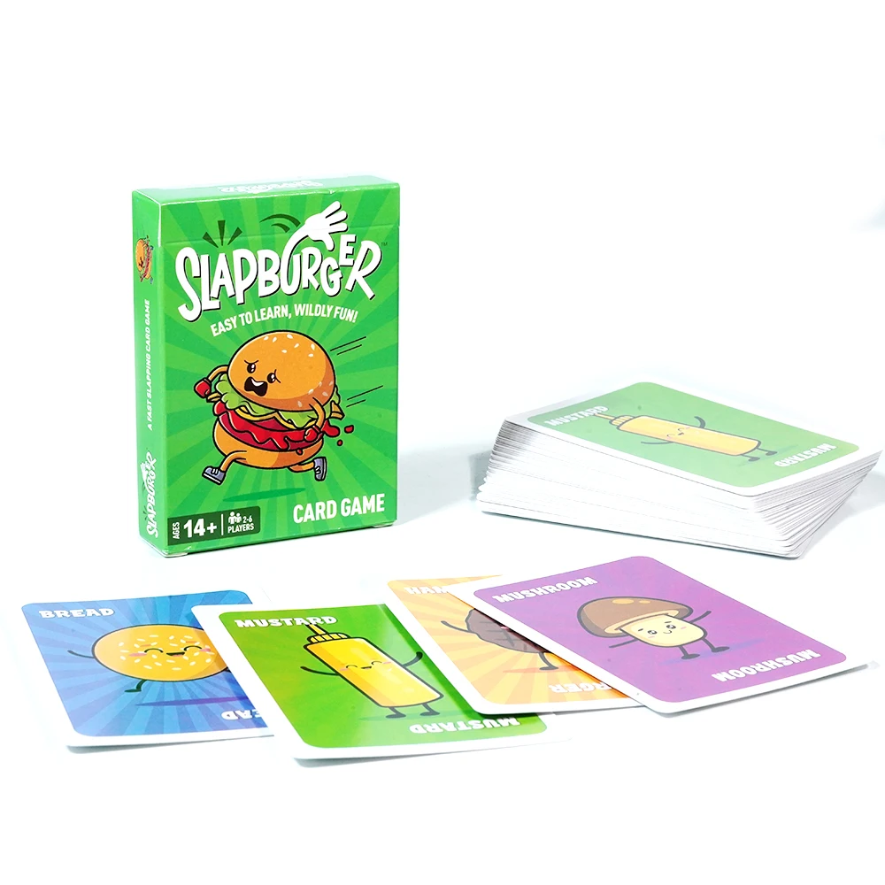 Slapburger Card Game Fast Paced Kids and Family Games Fun Card Game for Birthdays Classroom Camping Game Night Friends thumbnail 6