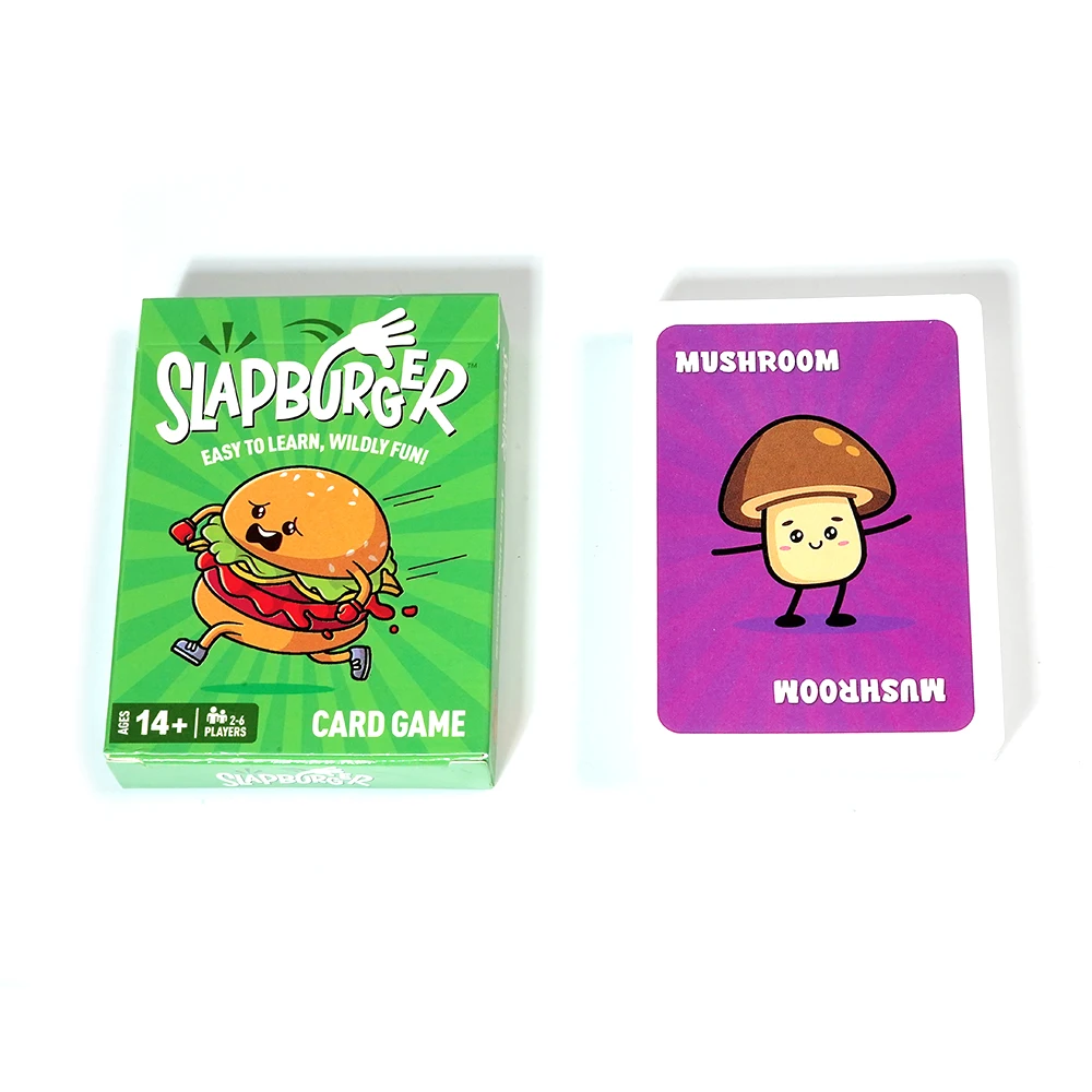 Slapburger Card Game Fast Paced Kids and Family Games Fun Card Game for Birthdays Classroom Camping Game Night Friends thumbnail 3