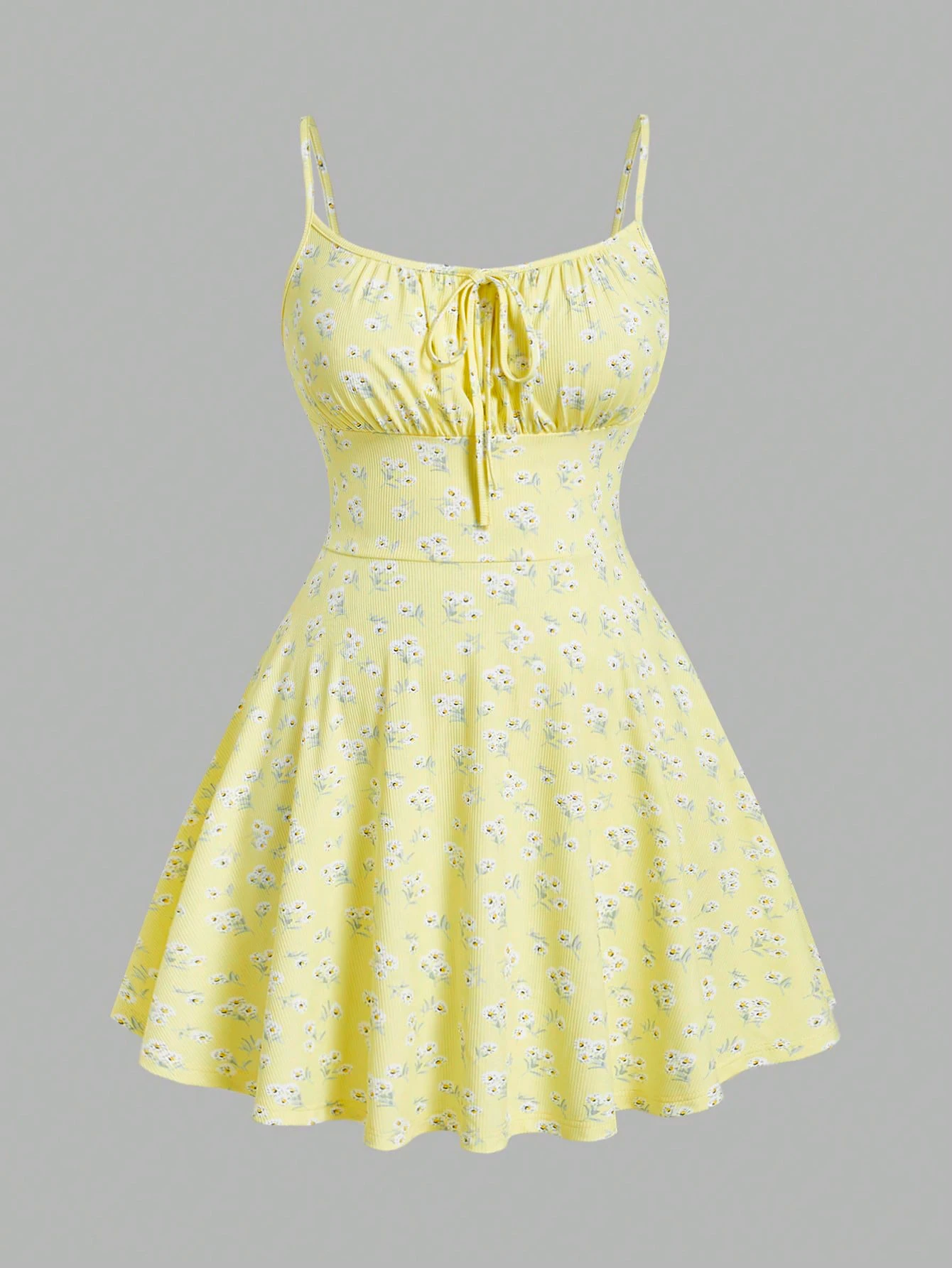 New fashion floral elegant sleeveless thin strap camisole dress thumbnail 4