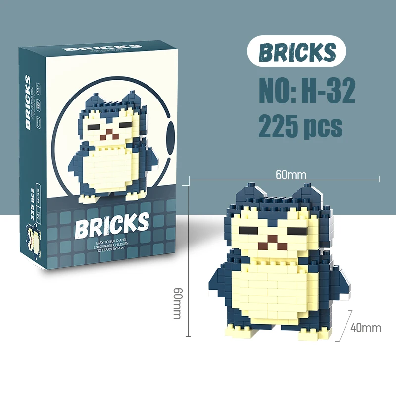 Pokemon Building Blocks Pokémon Gengar Action Cartoon Character Pikachu Charizard Model building block For Boys Birthday Gifts thumbnail 5