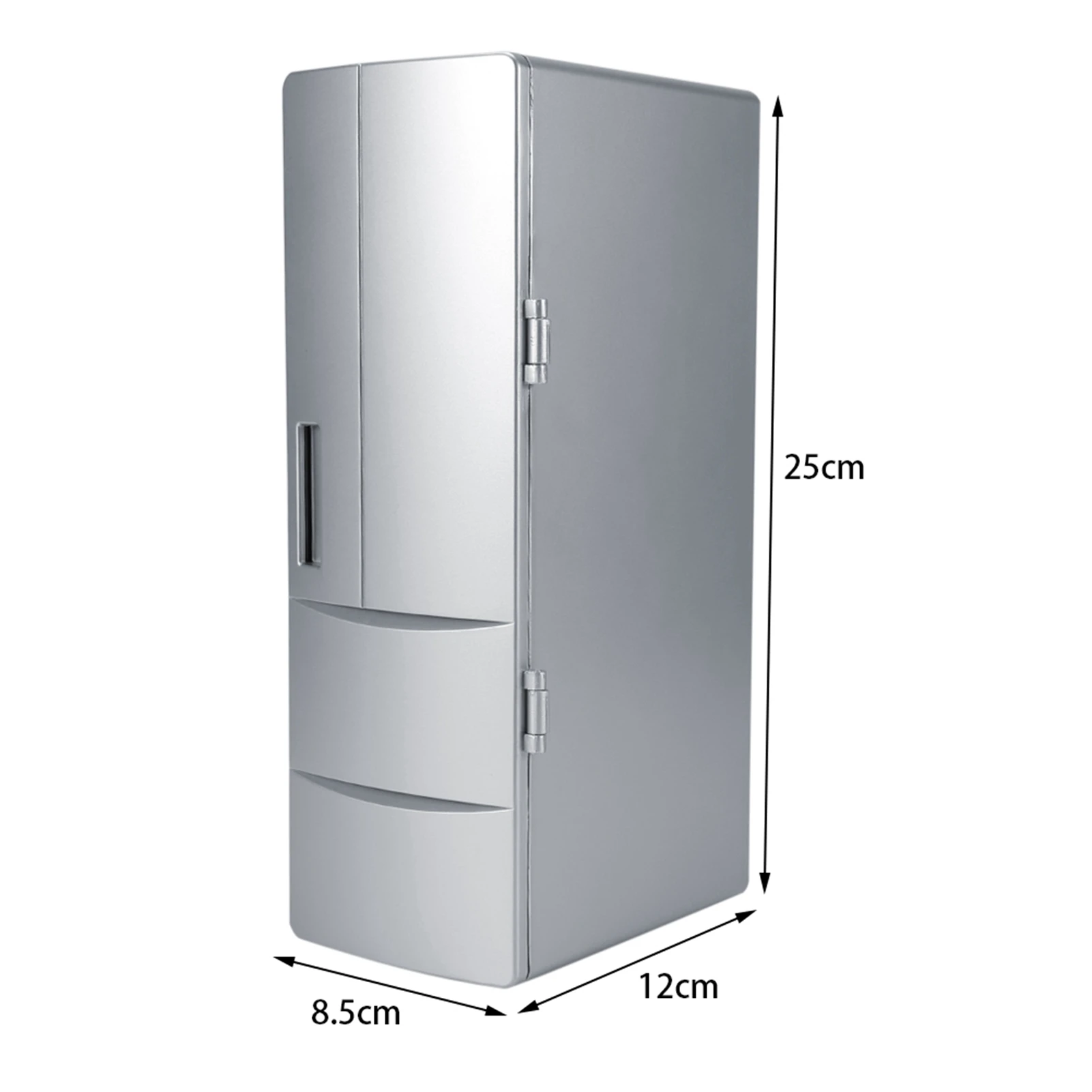 Compact Mini USB Fridge Freezer Cans Drink Beer Cooler Warmer Travel Car Office Use thumbnail 5