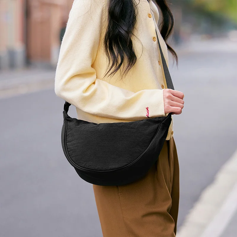 Semir Crossbody Bag Women 2025 New Chest Bag Macaron Color Dumpling Bag  Minimalist Waist Pack Shoulder Purse thumbnail 5