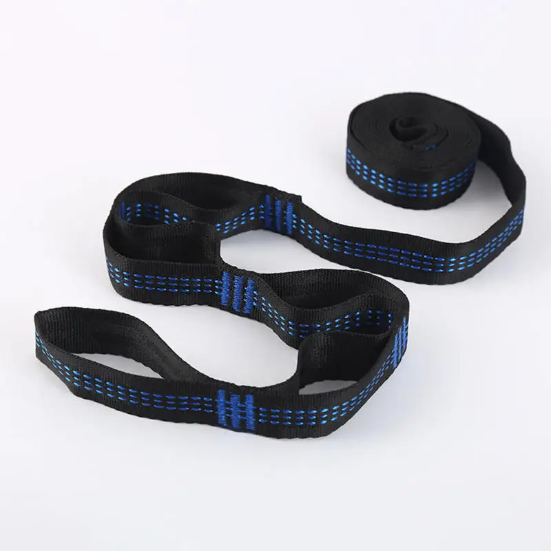 2pcs Hammock Straps Special Reinforced Polyester Straps 5 Ring High Load-Bearing Barbed Hammock Straps For Outdoor Camping thumbnail 6