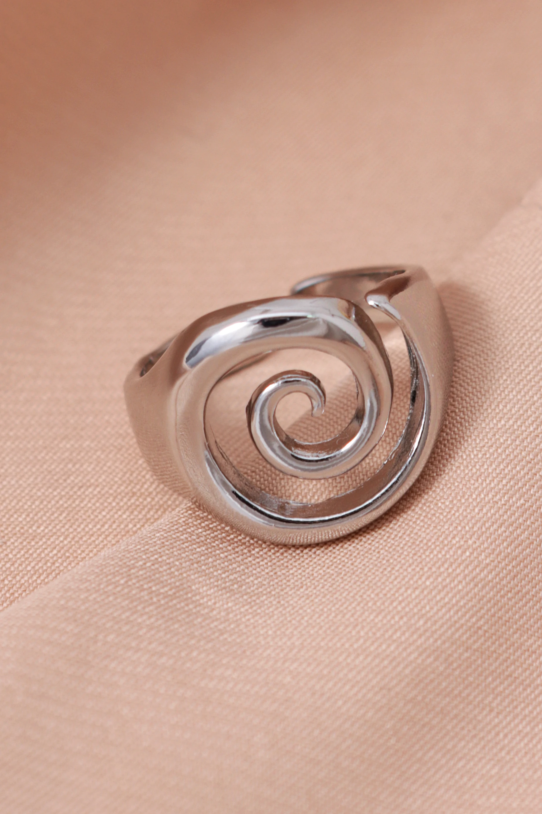Vintage Punk Irregular Hollow Rotundity Metal Open Rings for Women Gothic Rings Y2K Jewelry