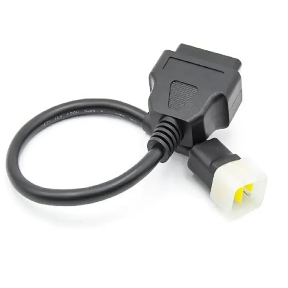Newest Delphi OBD2 6 Pin To 16Pin Diagnostic Plug Adapter Cable for DELPHI ECUs Motorcycle ATV To 16 Pin OBD Detection Interface thumbnail 3