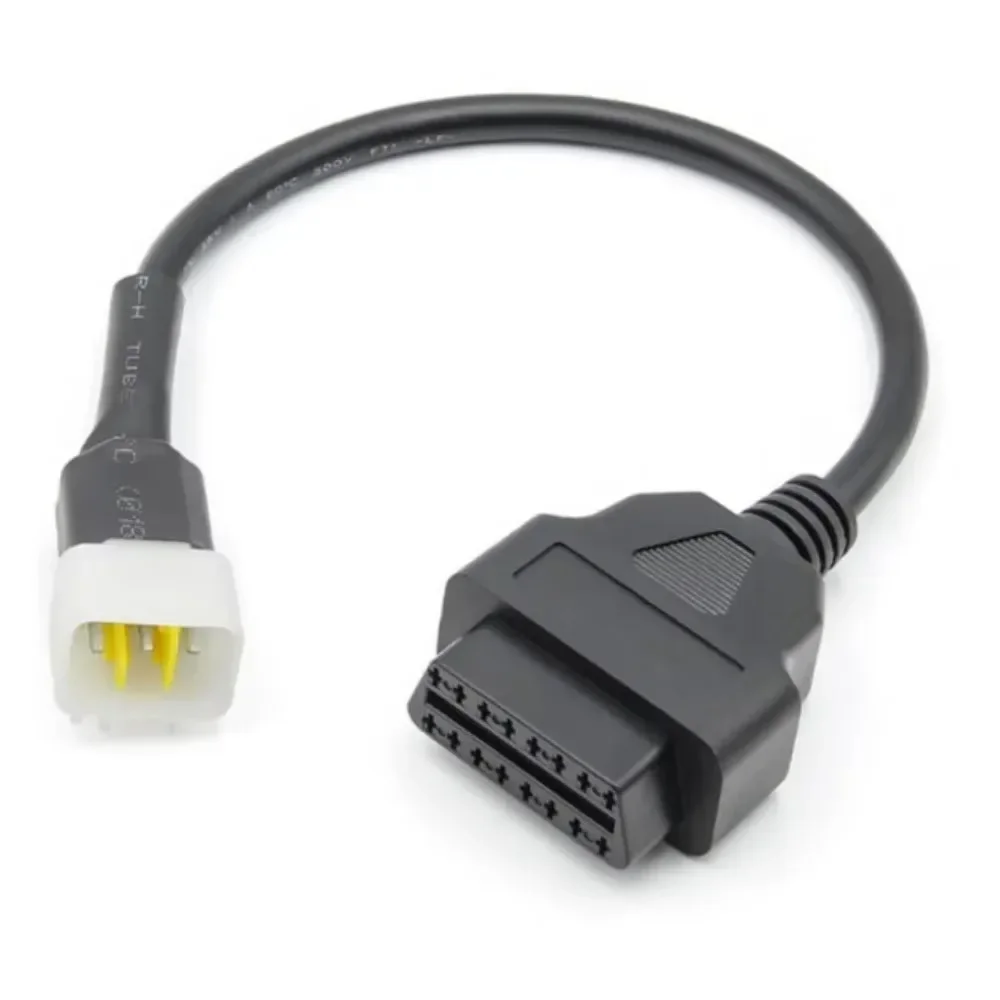 Newest Delphi OBD2 6 Pin To 16Pin Diagnostic Plug Adapter Cable for DELPHI ECUs Motorcycle ATV To 16 Pin OBD Detection Interface thumbnail 2