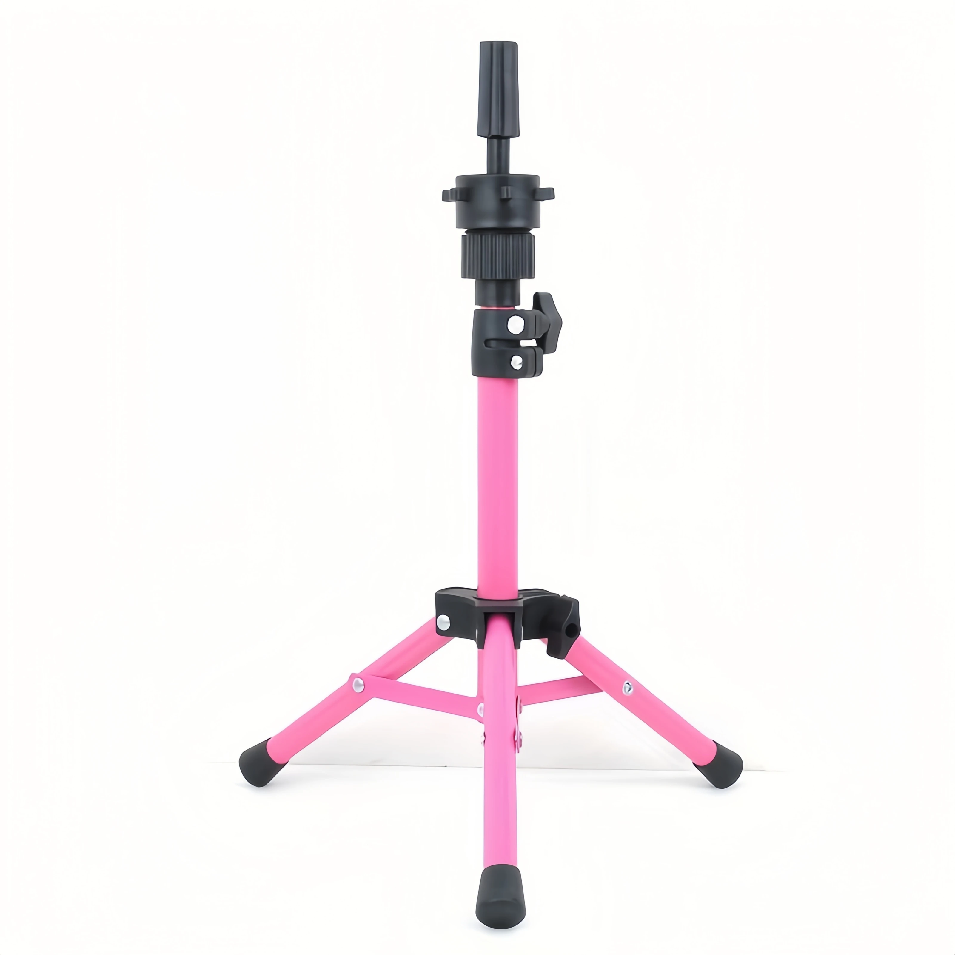Mini Mannequin Head Stand Wig Stand Tripod Wig Head Stand Mannequin Head Adjustable thumbnail 2