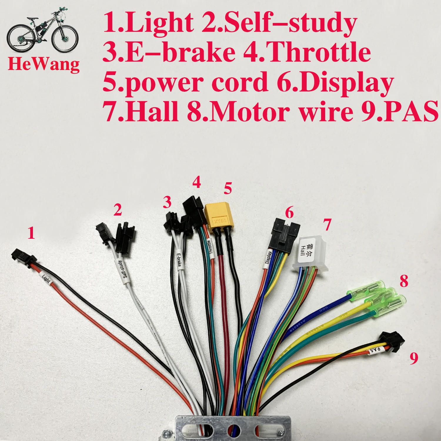 24V 36V 48V 20A E-Scooter Brushless Motor Controller Three-mode Sine Wave 350W 500W for KUGOO M4 E-Bicycle No. 2 Protocol Meter thumbnail 5