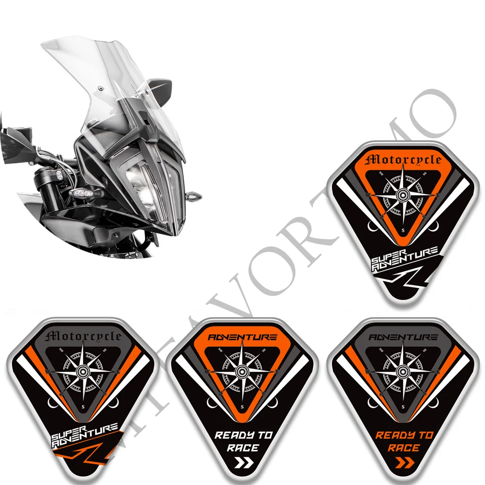 For 790 Adventure R ADV Protector Tank Pad Side Grips Gas Fuel Oil Kit Knee Handguard Handshield Stickers Decals 2019 - 2025 thumbnail 5