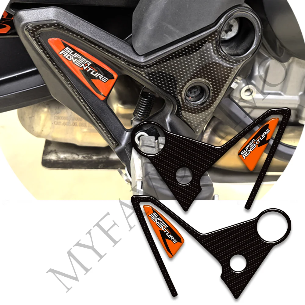 For 790 Adventure R ADV Protector Tank Pad Side Grips Gas Fuel Oil Kit Knee Handguard Handshield Stickers Decals 2019 - 2025 thumbnail 3