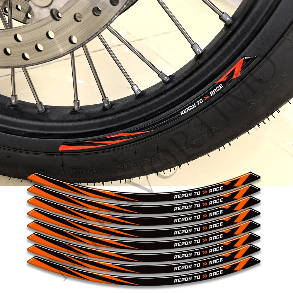 For 790 Adventure R ADV Protector Tank Pad Side Grips Gas Fuel Oil Kit Knee Handguard Handshield Stickers Decals 2019 - 2025 thumbnail 4
