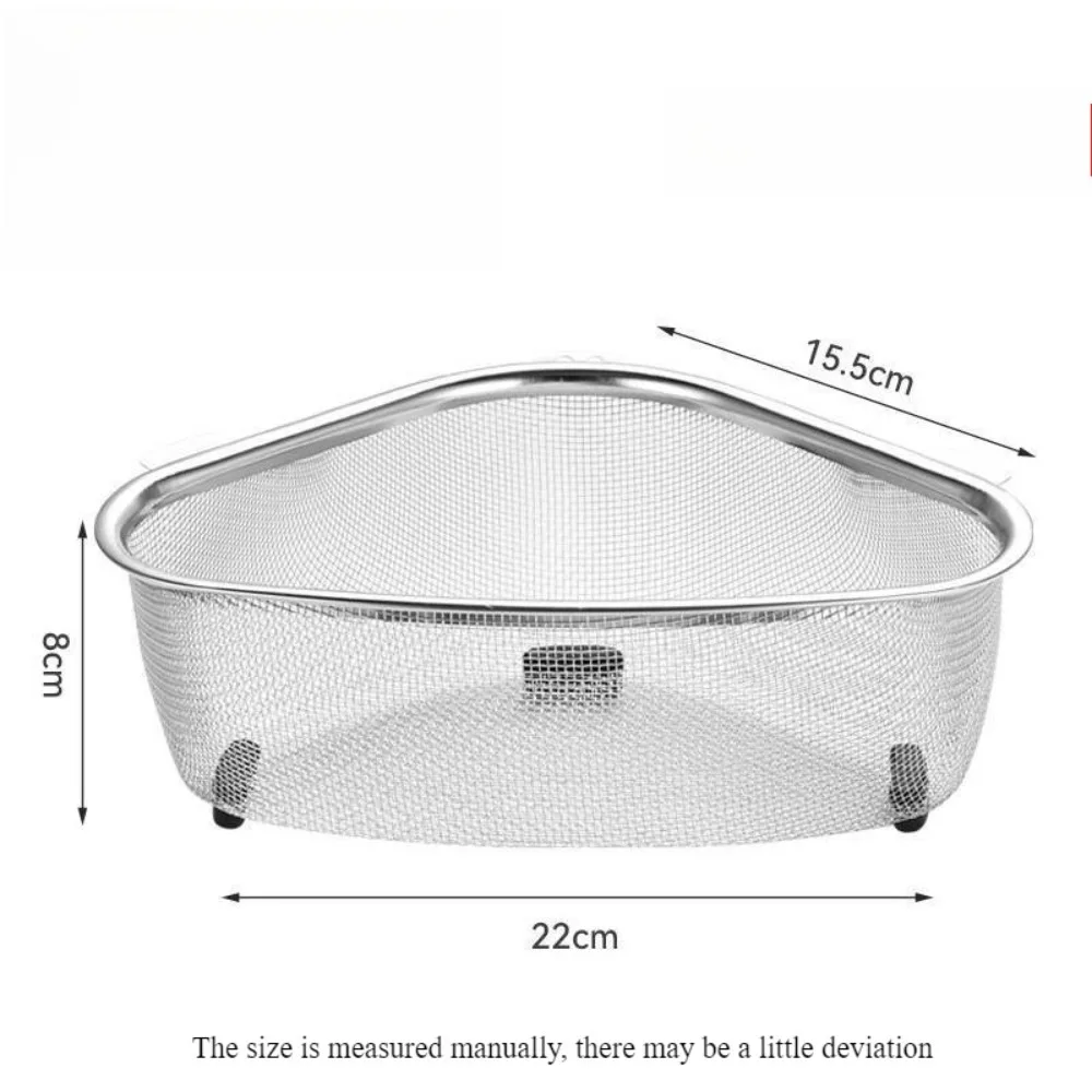 Kitchen Sink Stainless Steel Strainer Basket for Collecting Food Scraps Dishwasher Safe Kitchen Tool for Draining and Rinsing thumbnail 4