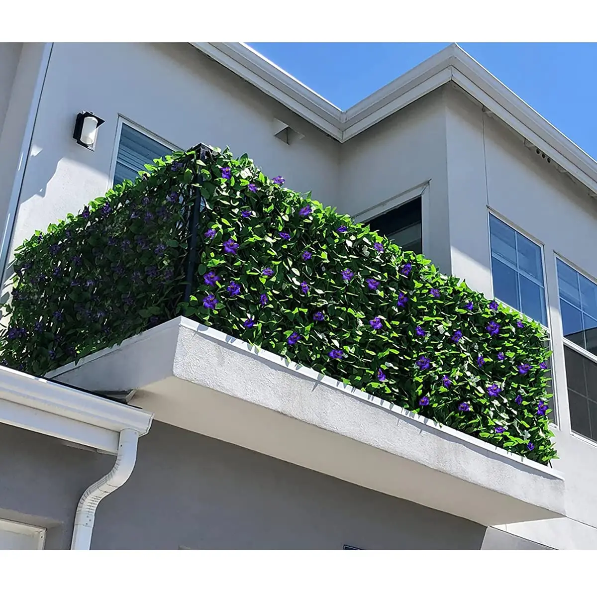1PC Expandable Privacy Screen Fencing for Balcony & Garden Artificial Ivy Wall Decor Outdoor Stylish Garden Background Decor thumbnail 4