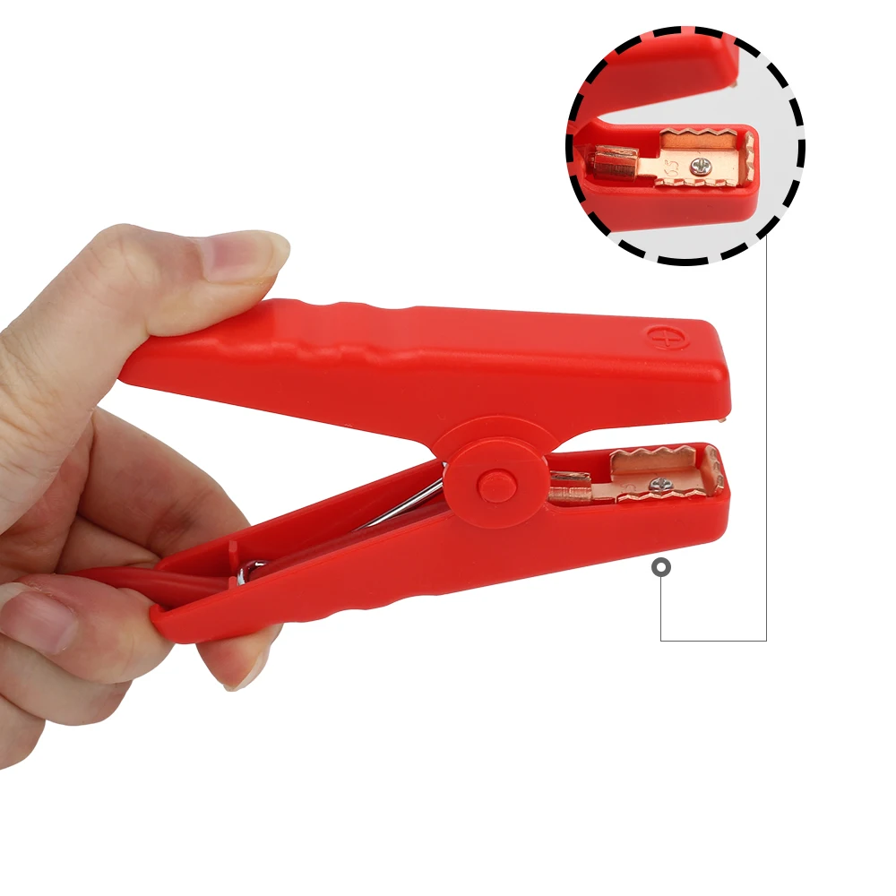 Emergency Battery Jump Cable Clamps Jump Starter Alligator Clip Universal For Car Trucks With EC5 Plug Connector 12V thumbnail 3