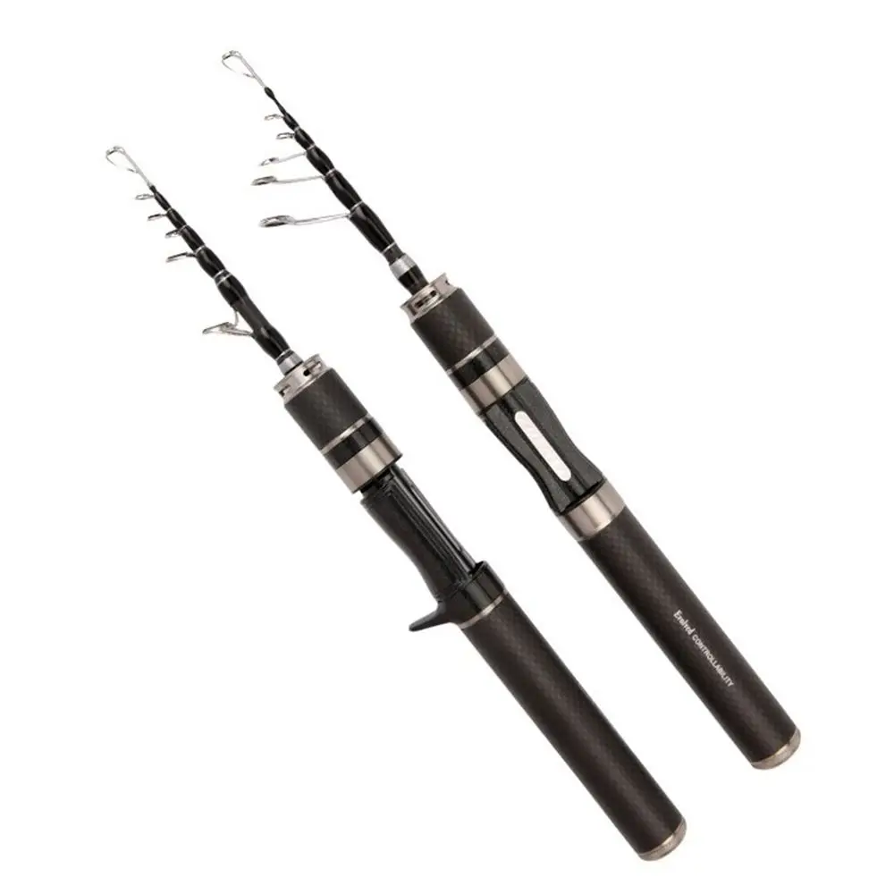 1.5m-1.8m Ultra Short Telescopic Feeder Rod Combo Fishing Rod Full Kits Spincast Fishing Reel Travel Fishing Gear Children