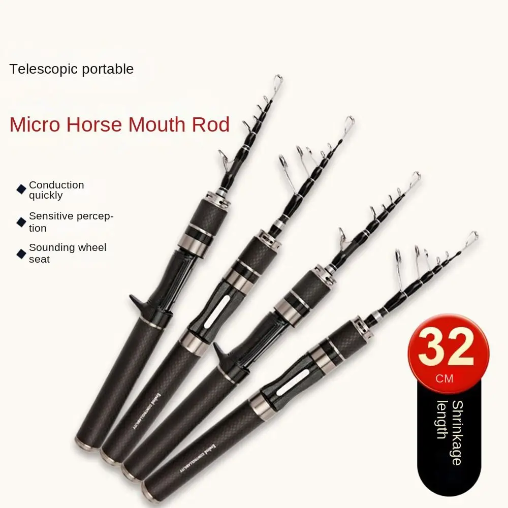 1.5m-1.8m Ultra Short Telescopic Feeder Rod Combo Fishing Rod Full Kits Spincast Fishing Reel Travel Fishing Gear Children thumbnail 3