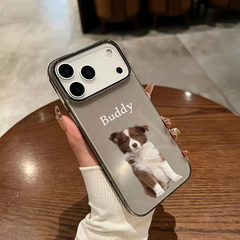 Personalized Customized cute pet photo phone clear soft case Compatible with iPhone17 16 15 14 13 12 11 ProMax Plus thumbnail 4