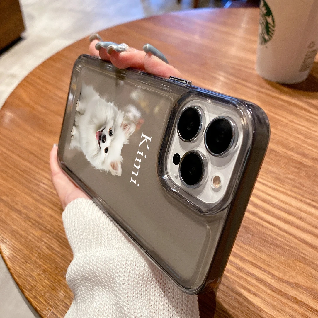 Personalized Customized cute pet photo phone clear soft case Compatible with iPhone17 16 15 14 13 12 11 ProMax Plus thumbnail 6