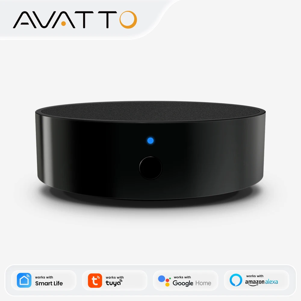 AVATTO Tuya WiFi IR Remote Control Smart Home Infrared Controller for Air Conditioner ALL TV LG TV Support Alexa Google Home