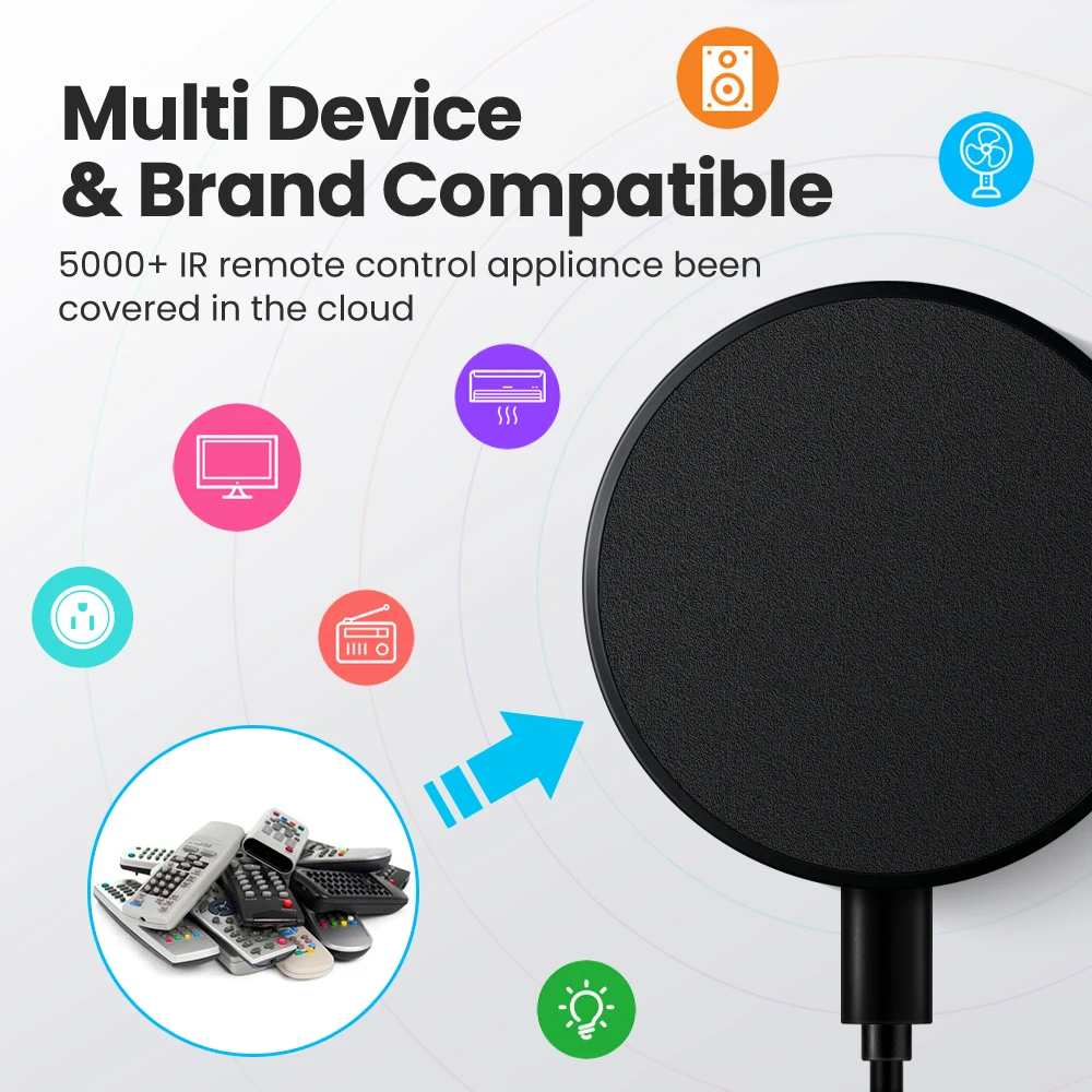 AVATTO Tuya WiFi IR Remote Control Smart Home Infrared Controller for Air Conditioner ALL TV LG TV Support Alexa Google Home thumbnail 4