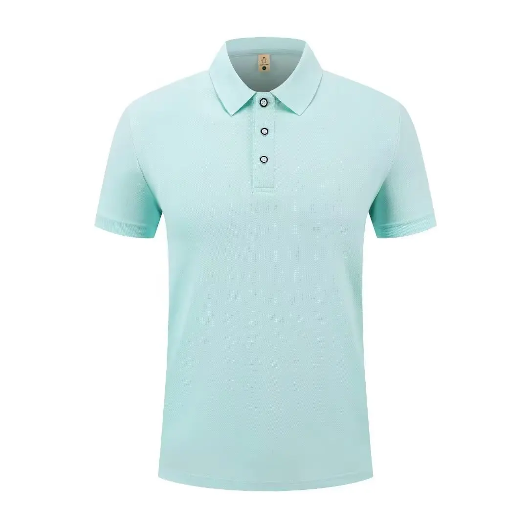 Summer Casual Sports Quick-drying Lapel Short-sleeved POLO Shirt 23 Solid Color Shirt Cycling Suit Fitness Suit For Men S-4XL thumbnail 4