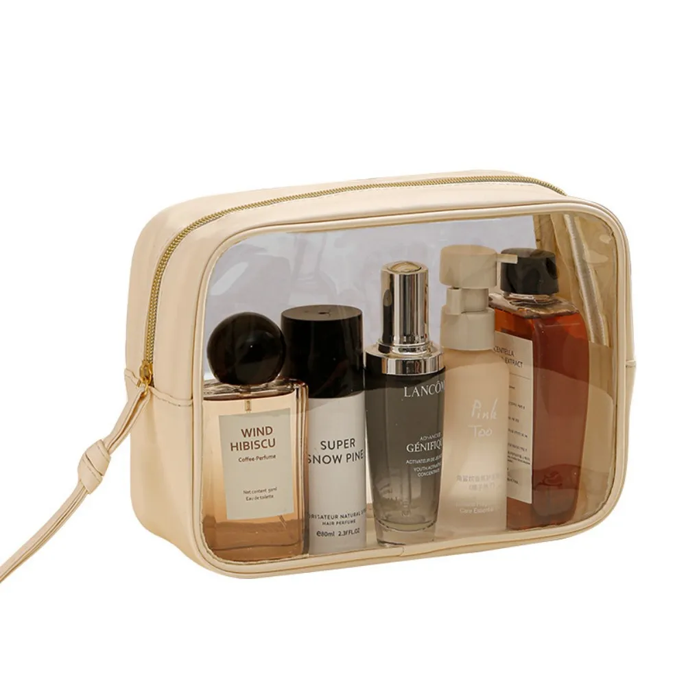 Transparent PVC Makeup Bag Organizer Pouch for Travel Daily Use Multiple Sizes Available Portable Wash Bag thumbnail 6