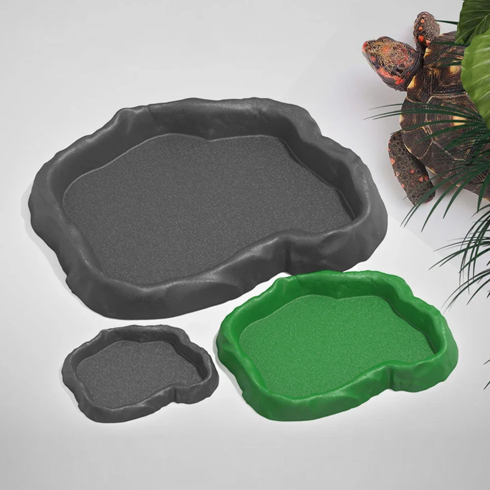 Crawler Pet Feeder Basin Reptiles Amphibians Drinking Feeder Turtle Tortoise Scorpion Lizard Crab Bowl Small Pet Supplies thumbnail 3