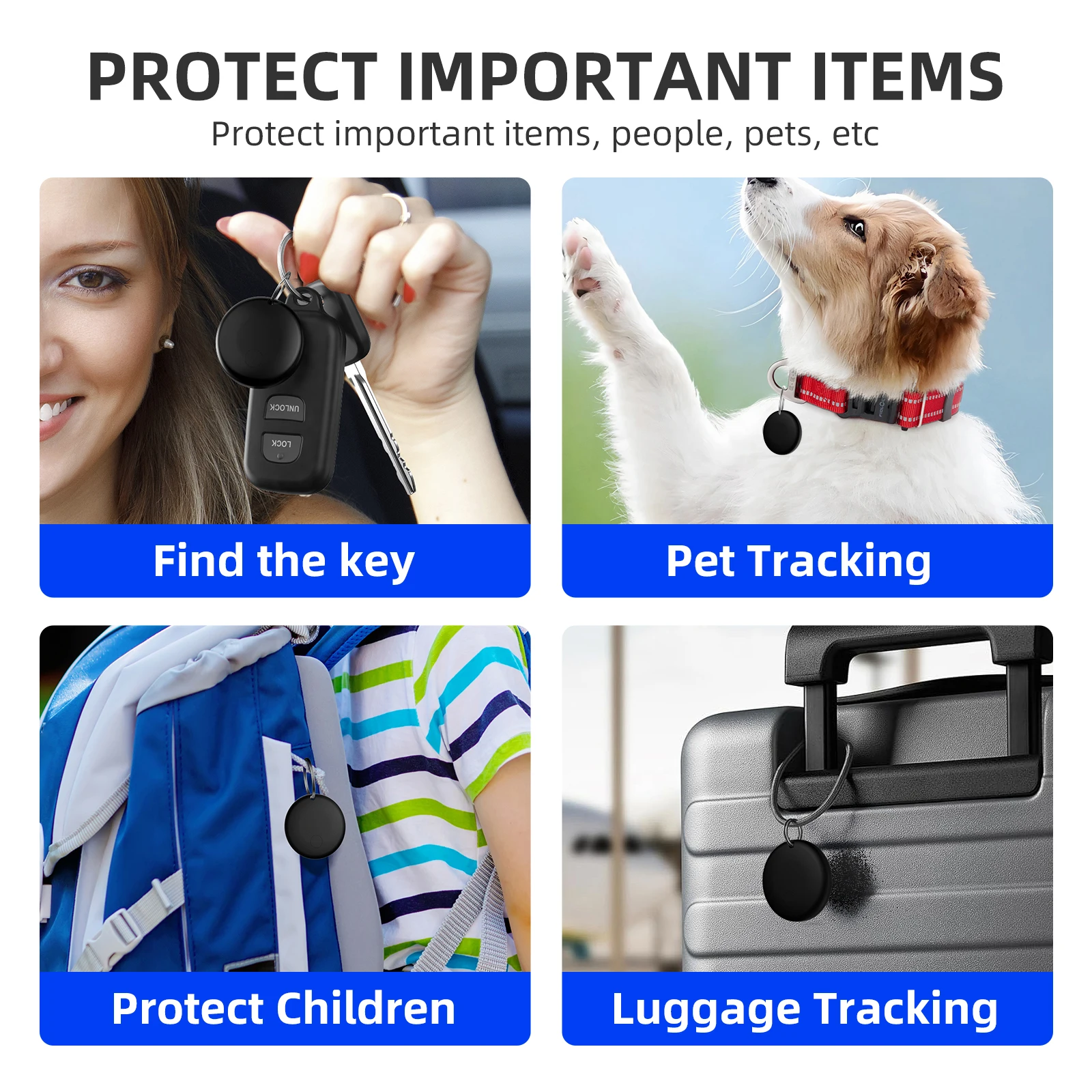 Mini Tag Gps Tracker Android Google Find My Gps Locator Air Tag Car Gps Tracking Device Gps Tracker Bicycle Electronics Security thumbnail 6