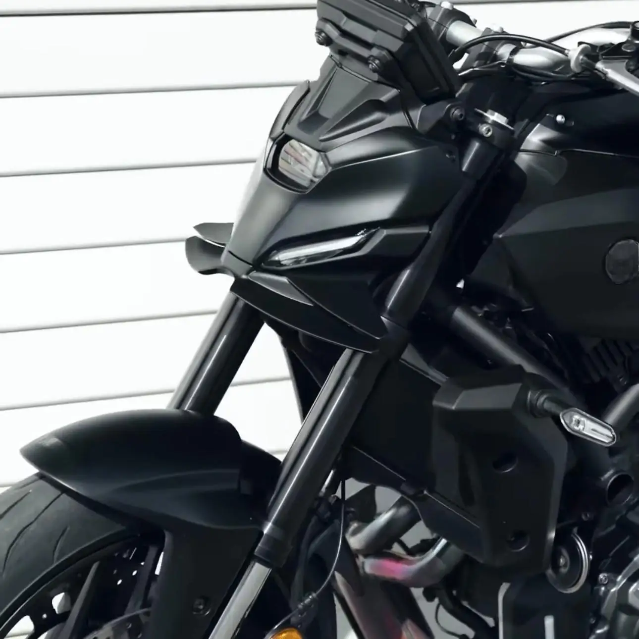 For YAMAHA MT-07 2025 Wind Wing Aerodynamics Fairing Winglets MT07 2025 GP WING Motorcycle Front Spoiler Lower spoiler Front Lip thumbnail 4