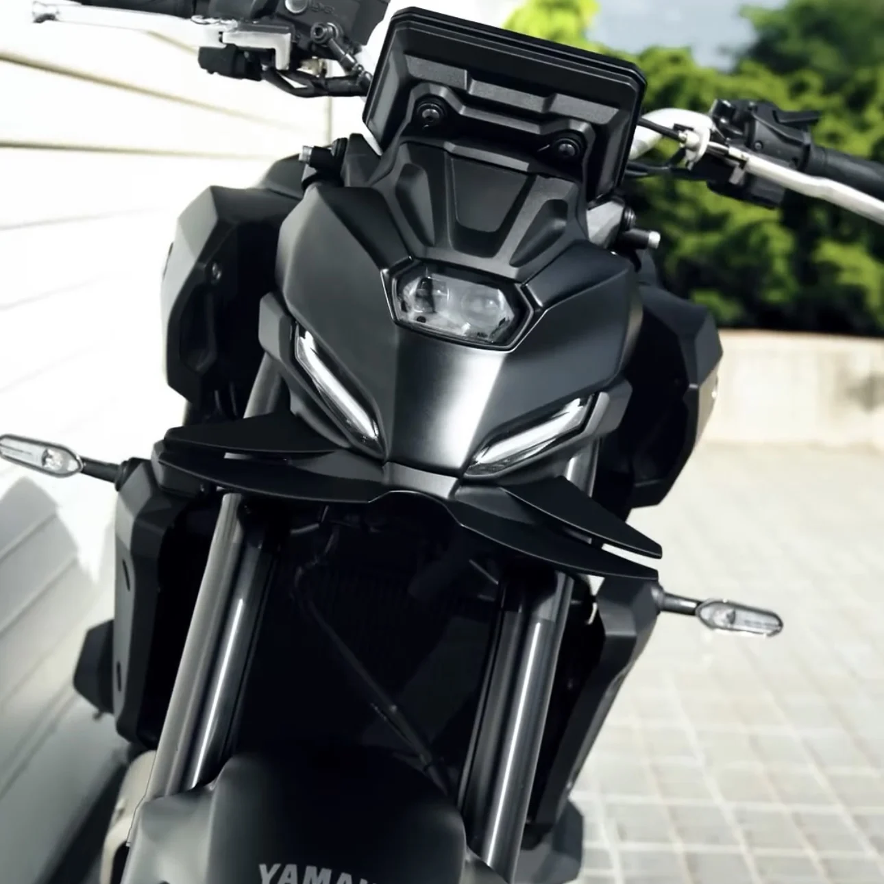 For YAMAHA MT-07 2025 Wind Wing Aerodynamics Fairing Winglets MT07 2025 GP WING Motorcycle Front Spoiler Lower spoiler Front Lip thumbnail 3