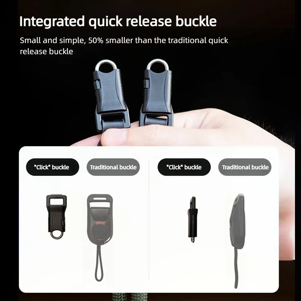 Quick Release Camera Shoulder Wrist Strap Connector Buckle Adapter Plate for Sony Canon Nikon Panasonic Fujifilm DSLR SLR Anchor thumbnail 4