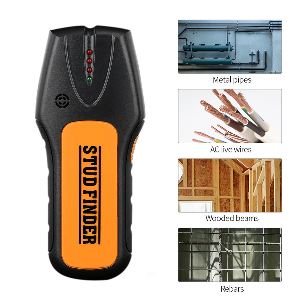 Wall Scanner Metal Detector Metal Wood Studs Wires Finder Detection Instrument Strong Toughness Metal Portable Supplies thumbnail 3