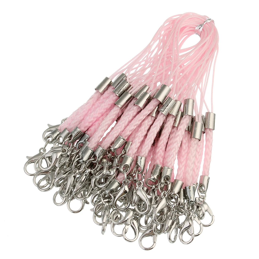 10/20pcs Keychain Rope with Lobster Clasp Jump Rings Lanyard Lariat Strap Cord For DIY Phone Case Decoration Making Supplies thumbnail 6