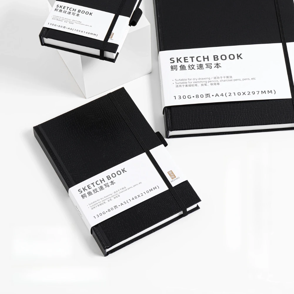Crocodile Pattern Sketch Book A4 A5 A6 130g Mini Sketchbook Drawing Paper Portable Pocket Book Travel Notebook Small Gift thumbnail 6
