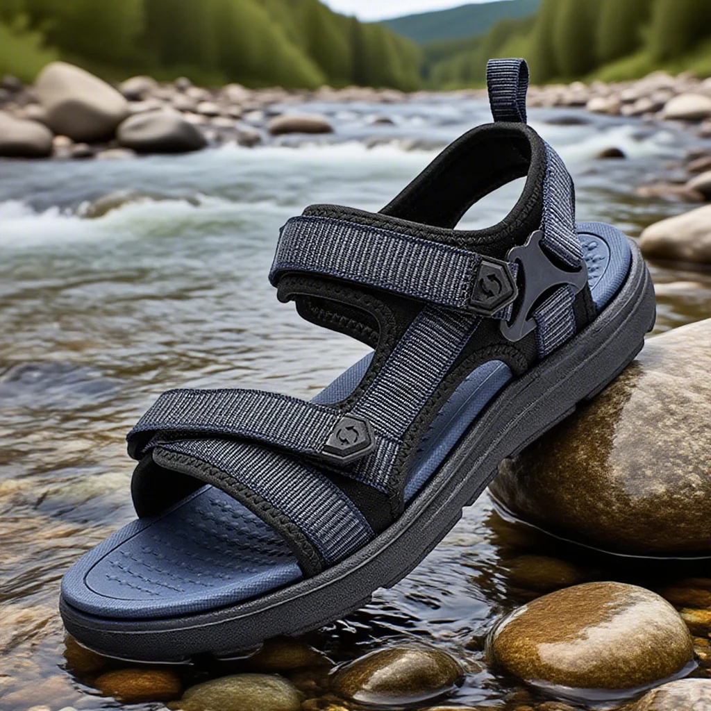 Comfortable Mens Sandals Summer Lightweight Casual Outdoor Beach Holiday Slippers Fashion Breathable Shoes Size40-45 thumbnail 2